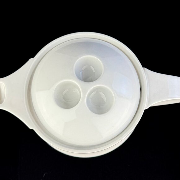 Georg Jensen Lausanne White Porcelain Teapot Modernist Swiss Fine Porcelain - Picture 6 of 13